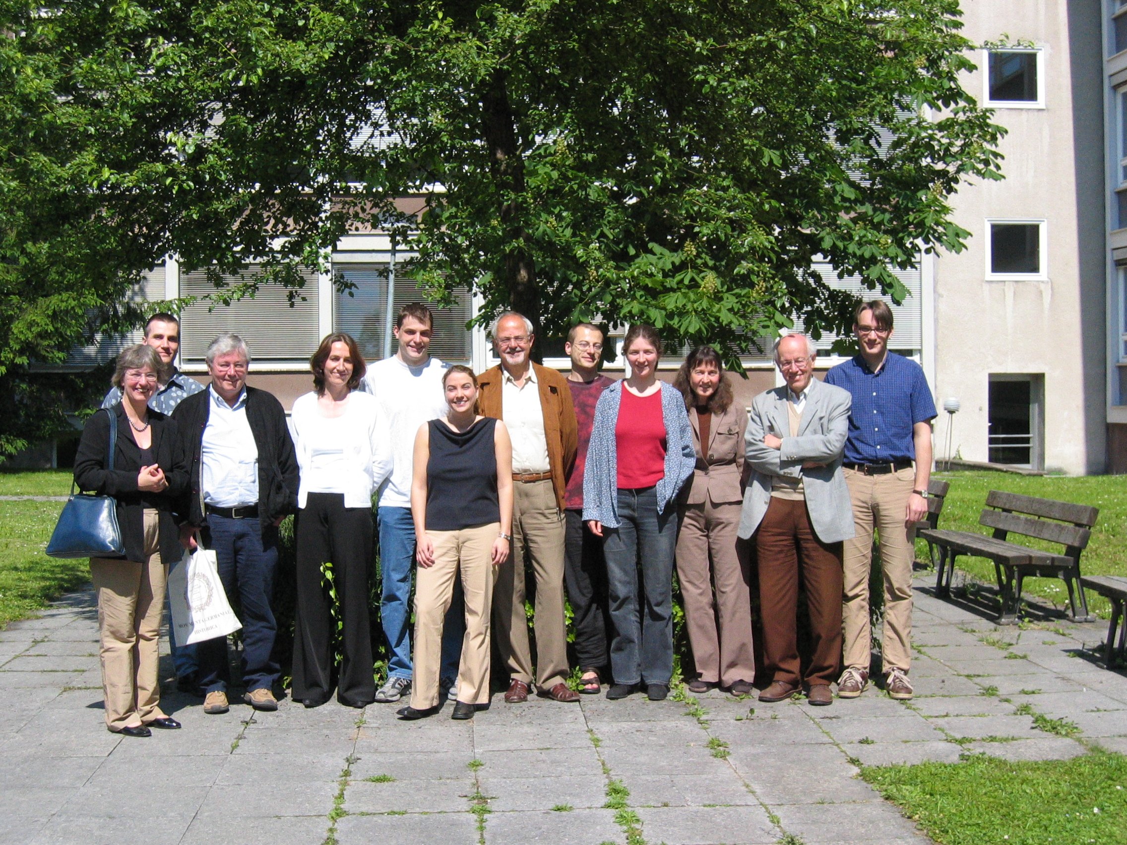 Foto der Mitglieder des Seminars für mittelalterliche Geschichte