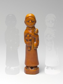 Ivory figurine of St Anthony (Toni Malau), Angola, eighteenth century