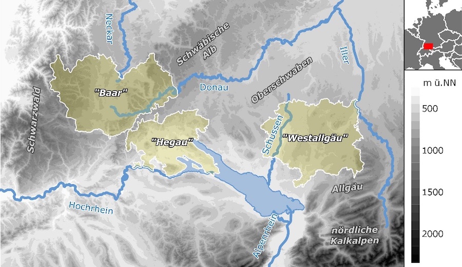 Karte Westallgäu