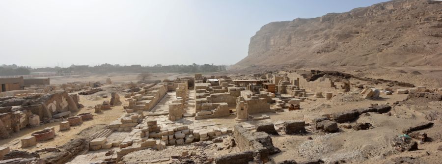 Foto der Tempelanlage von Athribis