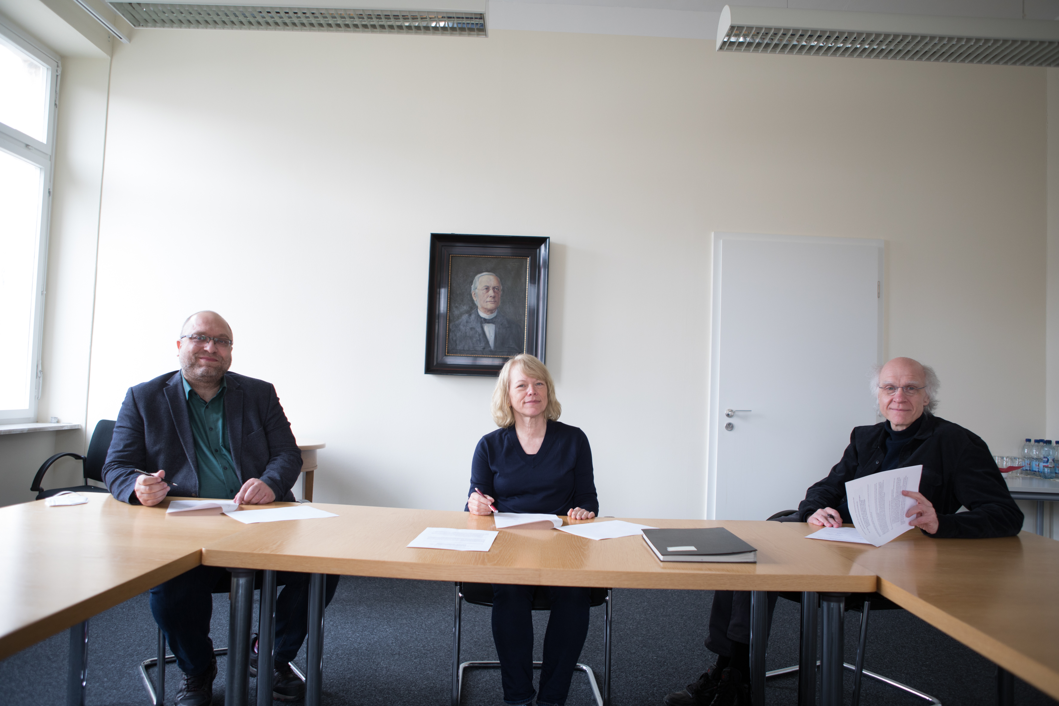 Unterzeichnung der Kooperationsvereinbarung zur Einrichtung der Gemeinsamen Seminarverwaltung der drei Theologien