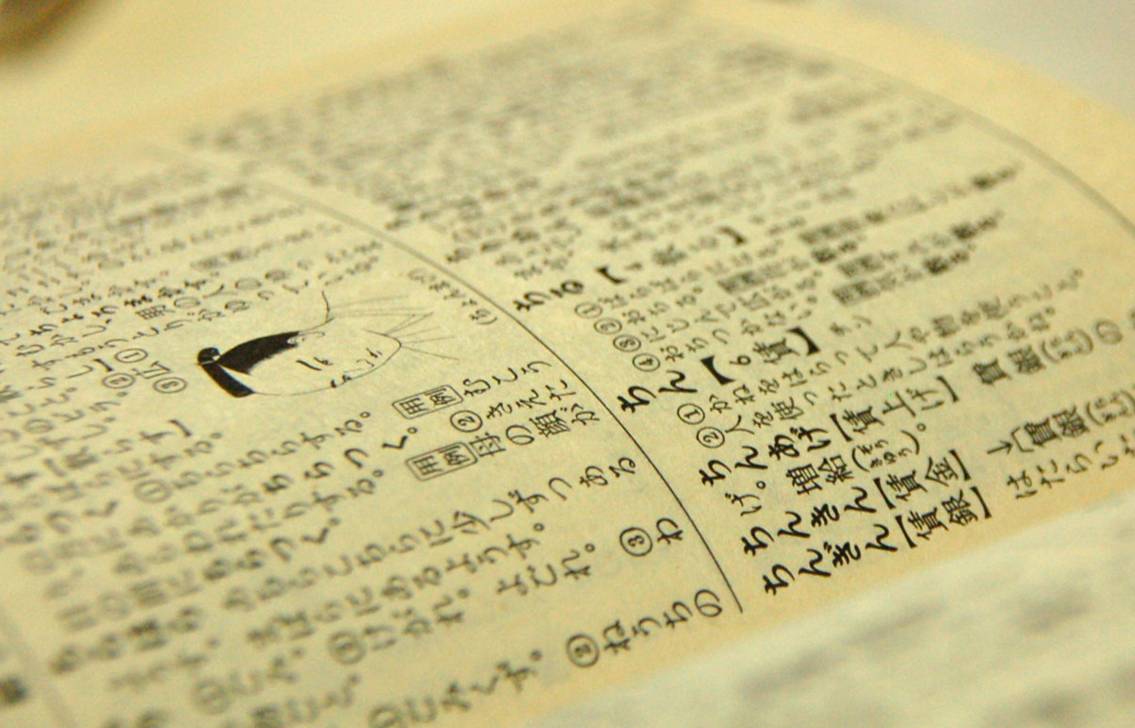 Recherche in einem japanischsprachigen Nachschlagewerkpädie
