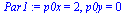 p0x = 2, p0y = 0