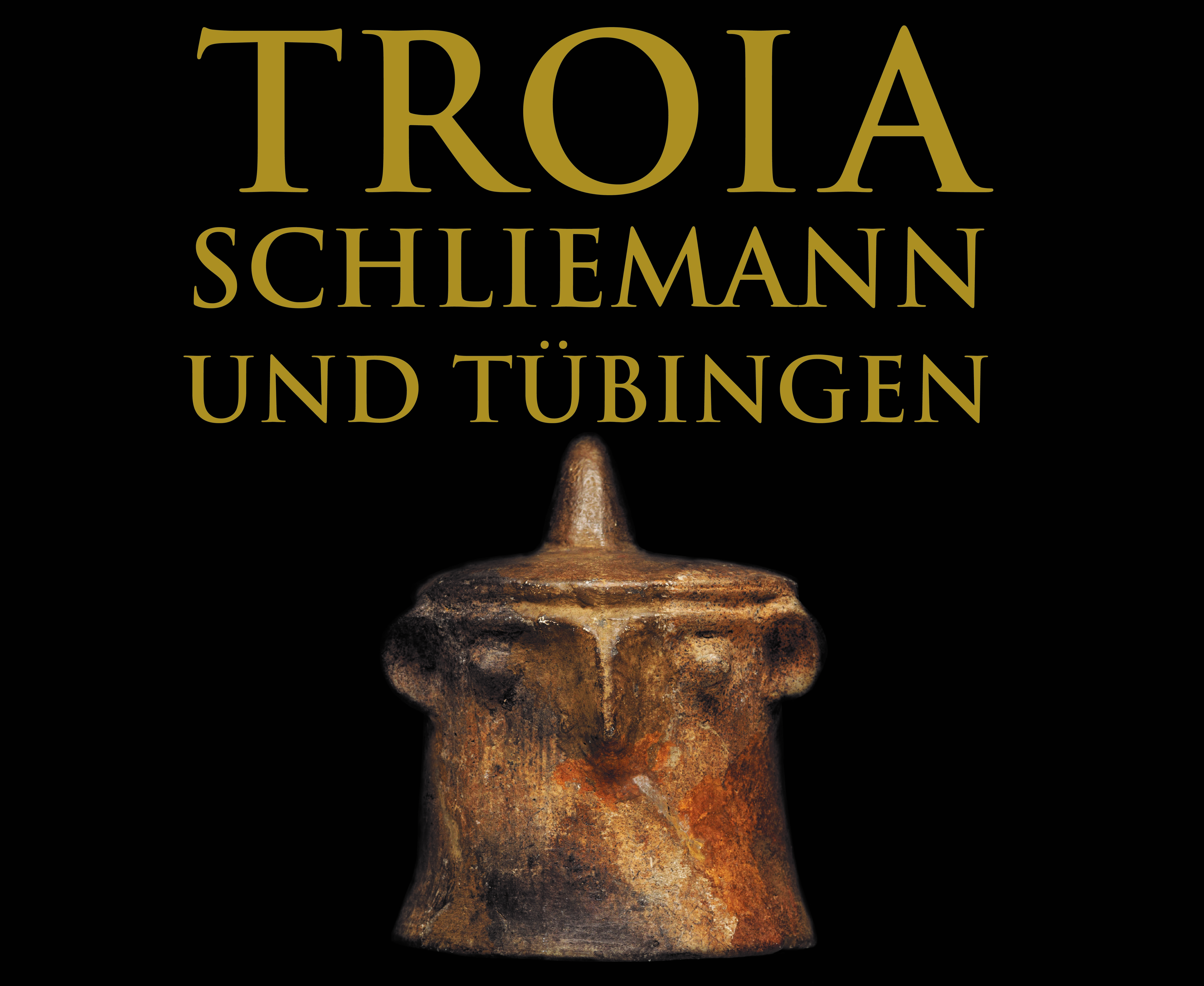 Ausschnitt des Plakats für Ausstellung „Troia, Schliemann und Tübingen“ 