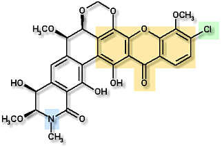 Chemical structure of lysolipin