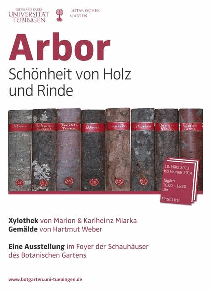 Ausstellungsplakat des Botanischen Gartens