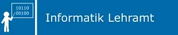 [Translate to Englisch:] Logo des Studiengangs Informatik Lehramt