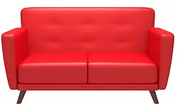 Rotes Sofa