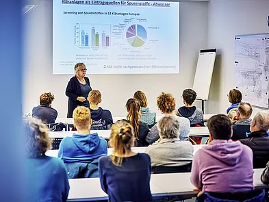 Vortrag mit Publikum