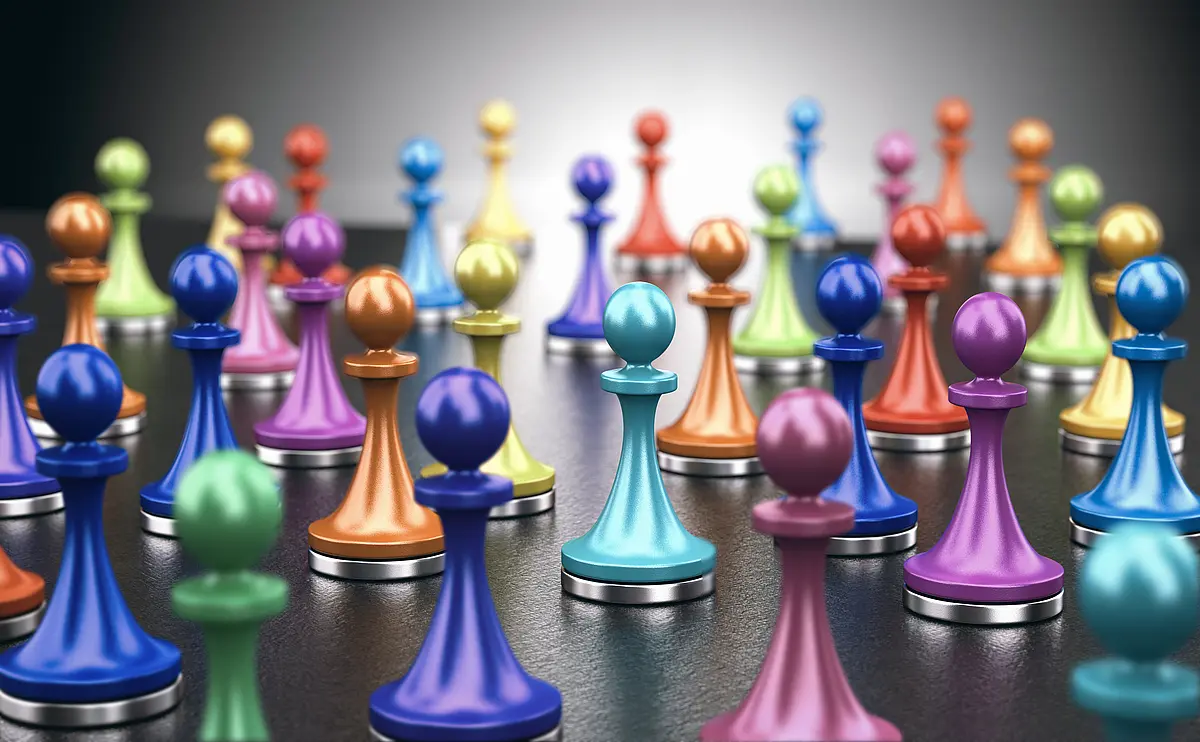 bunte Spielfiguren