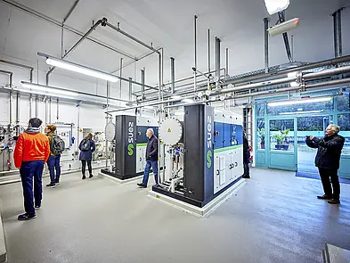 Besichtigung Klärwerk Innenbereich