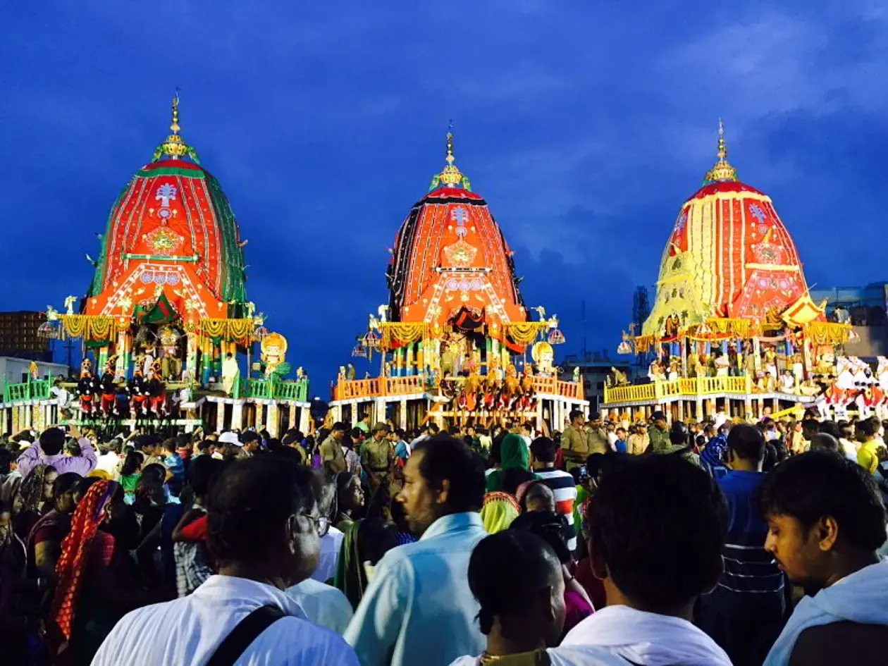 Das Wagenfest Ratha Yatra 2015. Bild: Lisa Züfle