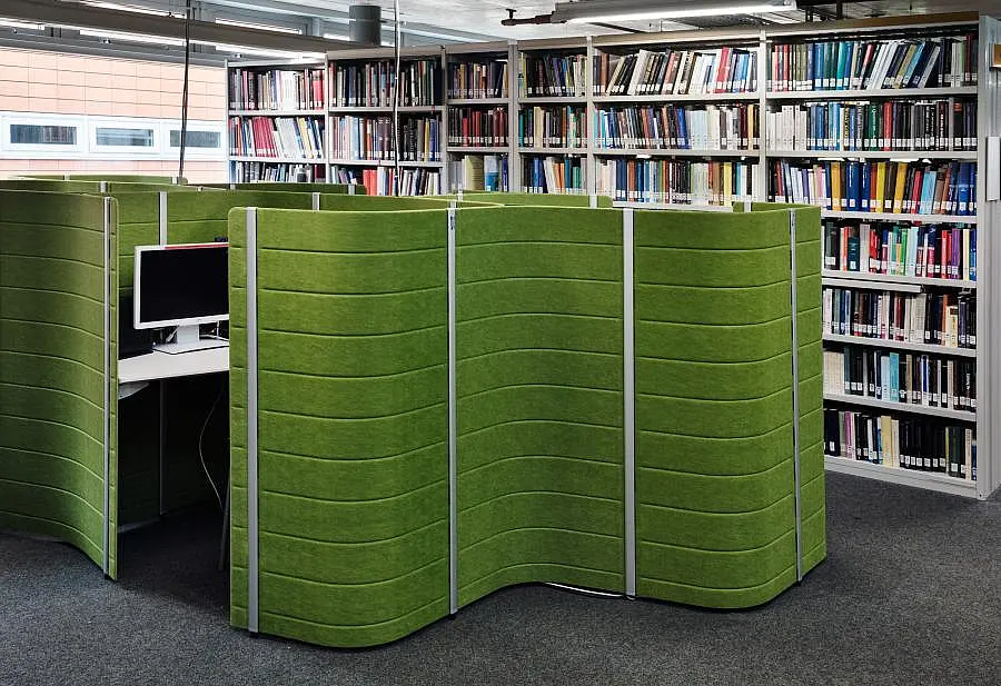Digitale Lernumgebung: Workbays im Ammerbau der Universitätsbibliothek.