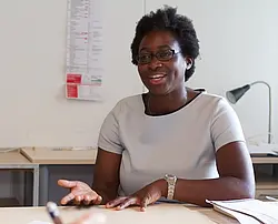 Professorin Dr. Priscilla Layne. Foto: Universität Tübingen / Friedhelm Albrecht