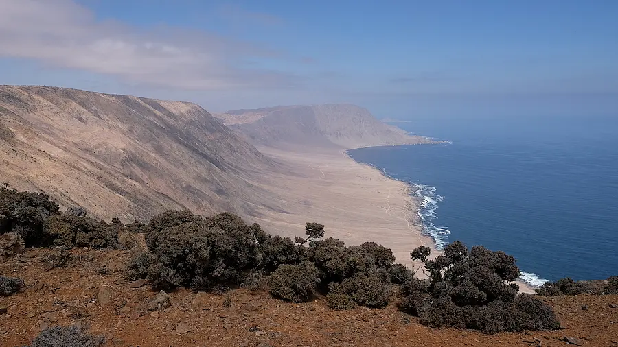 The Chilean coastal cordillera in the Parque Nacional Pan de Azúcar