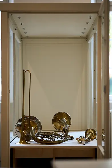 Exponate der Instrumentensammlung „Klangkörper“