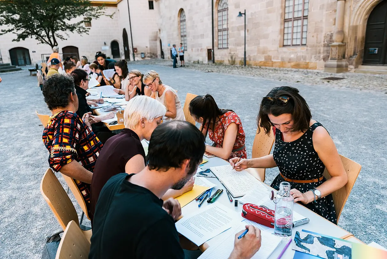"Handwriting the Constitution" auf Schloss Hohentübingen am 23. Juli 2019