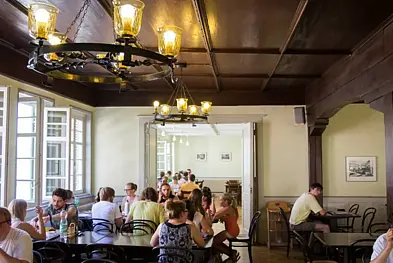 Inside of the Mensa and Cafeteria Prinz Karl