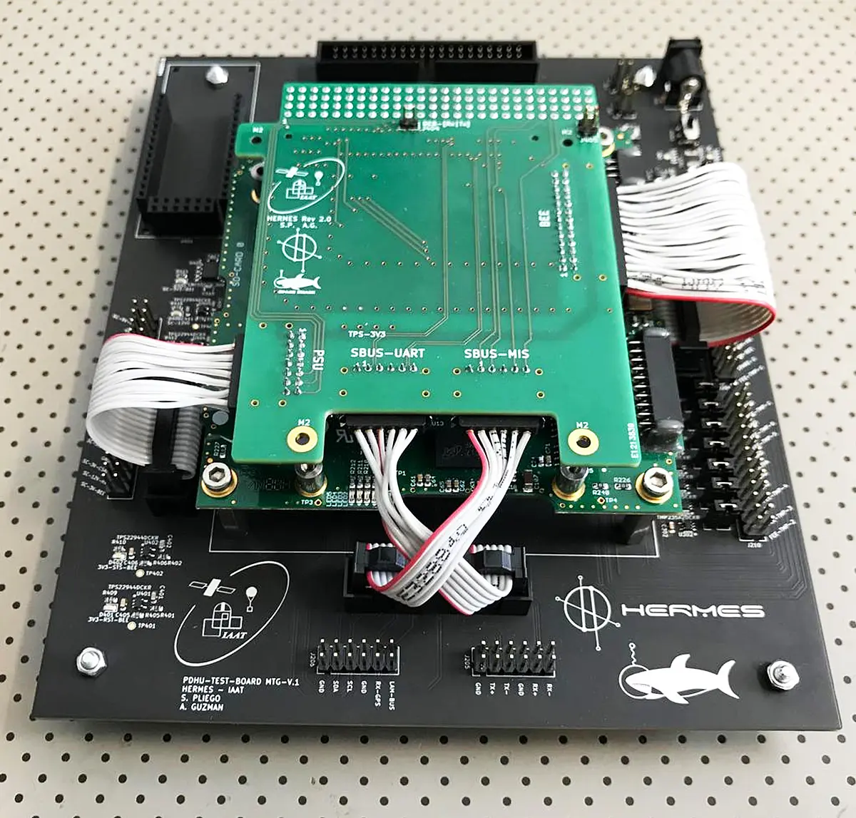 Bild des Miniatur-Detektors – er ist das Herzstück der Hermes-Nanosatelliten.