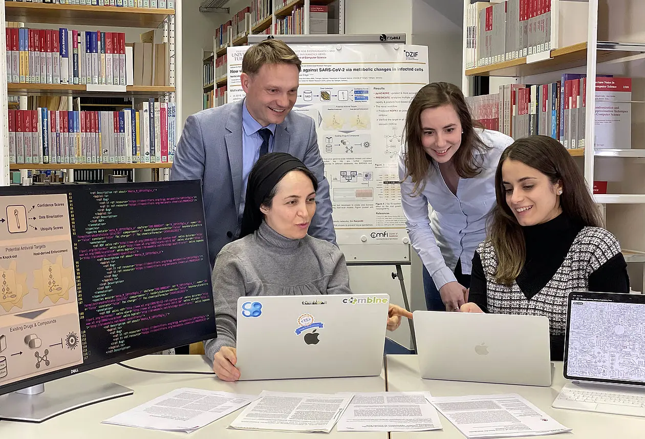 Prof. Dr. Dräger and his team.