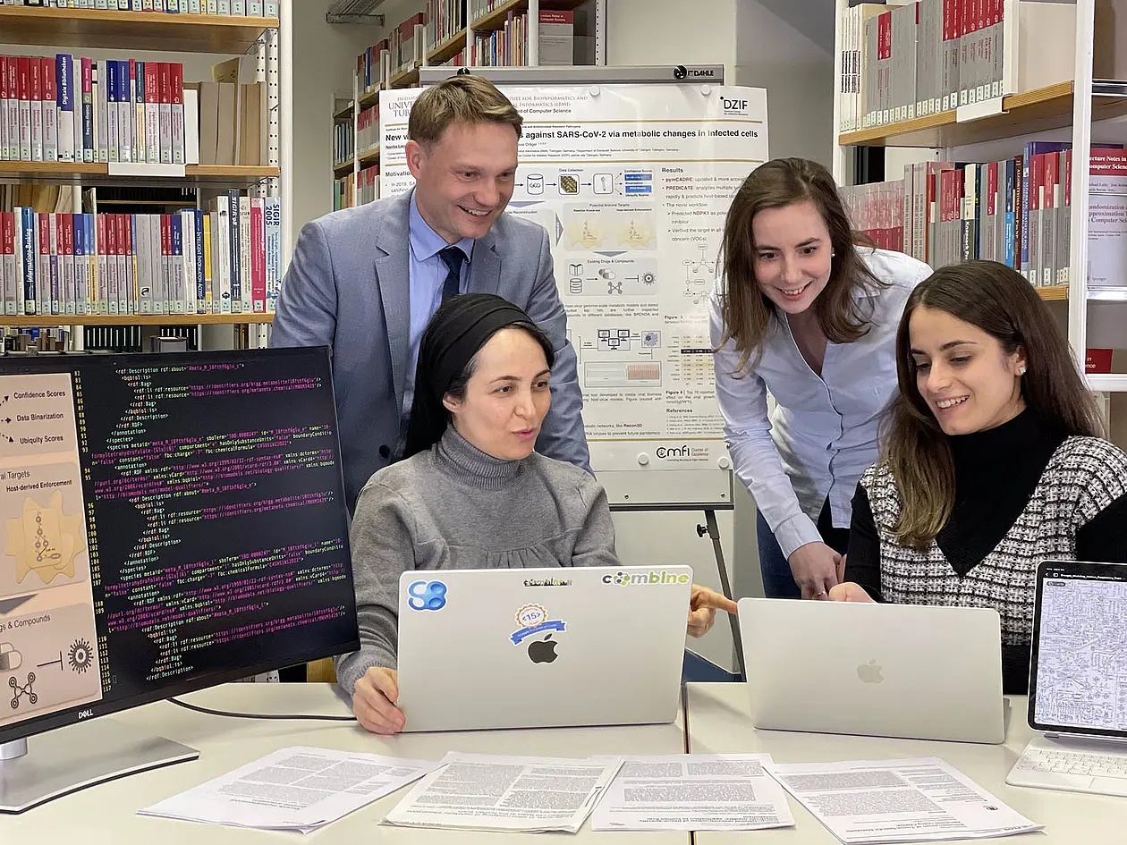 Das Foto zeigt das Team um Prof. Dr. Dräger.