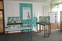 Mini-Ausstellung in der Universitätsbibliothek zur Zahnmedizin. Foto: Universitätsbibliothek/Universität Tübingen