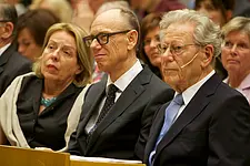Eberhard Stilz, neuer Präsident der Stiftung Weltethos, und Prof. Dr. Hans Küng.