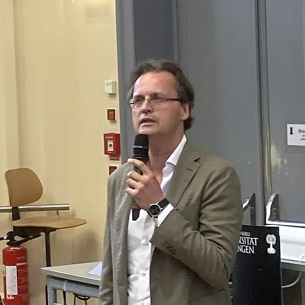 Medienwissenschaftler Prof. Dr. Bernhard Pörksen sprach im Audimax zu „Lügen, Fake-News, Propaganda - Wege zur Medienmündigkeit“.