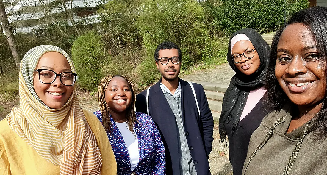 Gruppenfoto der 5 AIMS-Fellows 2022