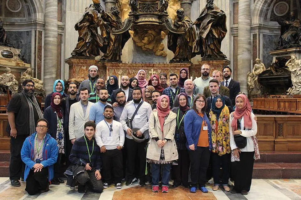 Gruppenfoto im Petersdom