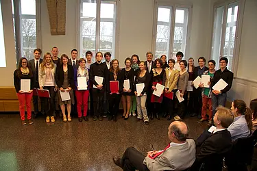 29 Studierende aus der Mathematisch-Naturwissenschaftlichen Fakultät erhielten ein Deutschlandstipendium.