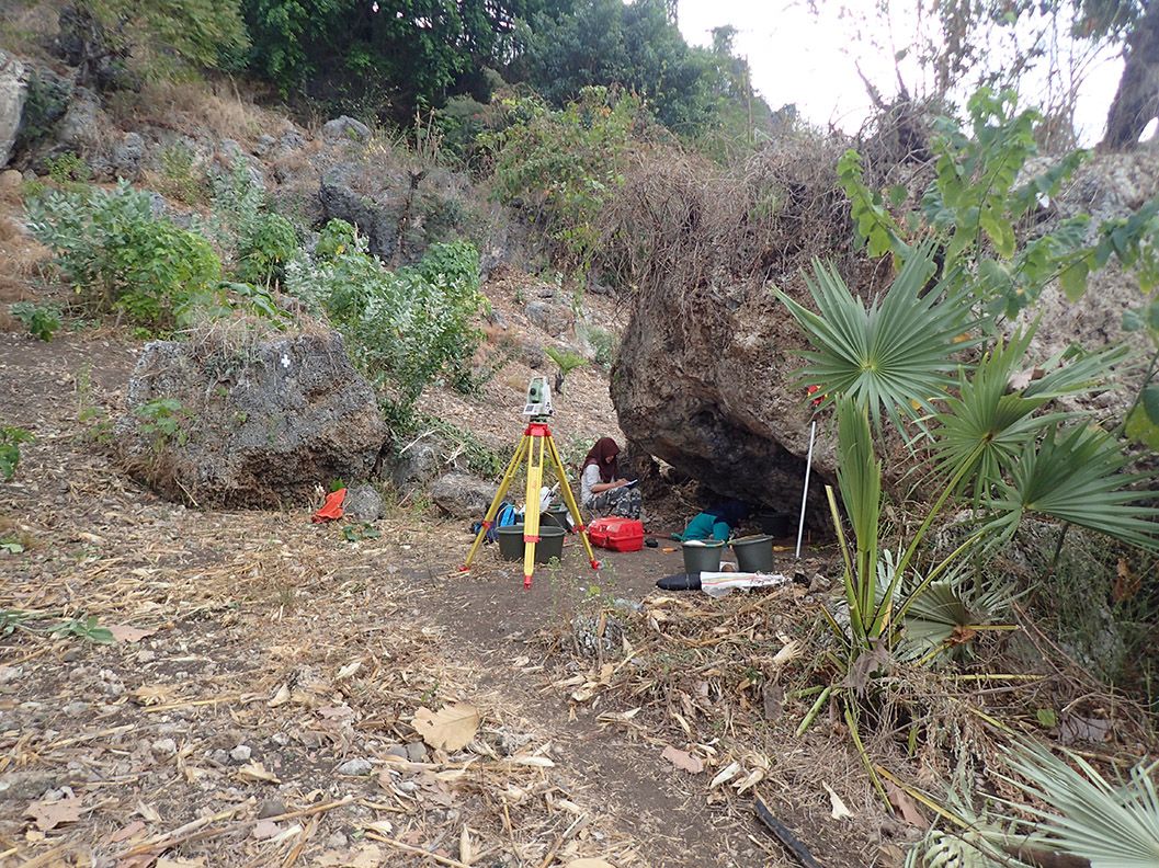 The Jareng Bori excavation site