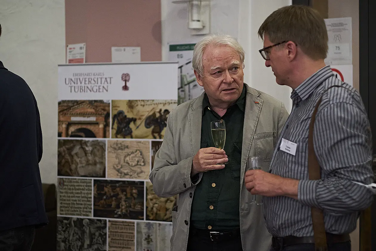Prof. Dr. Joachim Knape und Prof. Dr. Tobias Bulang