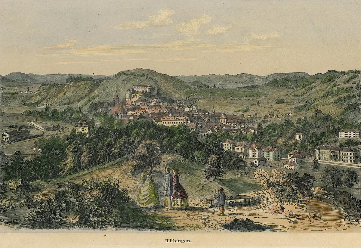 Tübingen: Ansicht vom Österberg