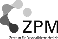Logo ZPM graustufen deutsch