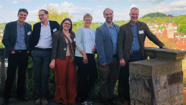 left to right: R. West-Pavlov, J. von Bernstorff, S. Goumegou, K. Tielbörger, S. Thies, S. Borrmann