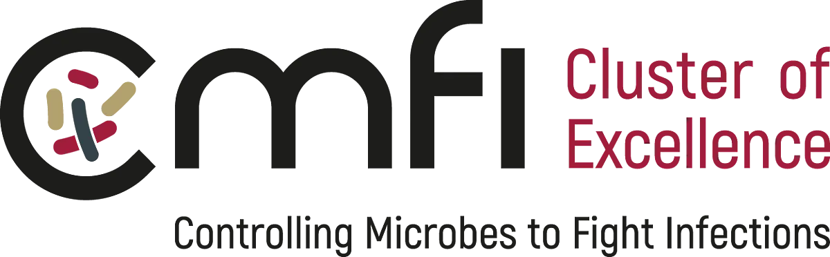 Logo CMFI mit Schriftzug CMFI Cluster of Excellence: Controlling Microbes to Fight Infections