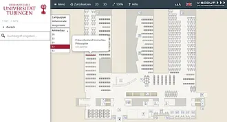 Leitsystem: Präsenzbestand Philosophie im Ammerbau