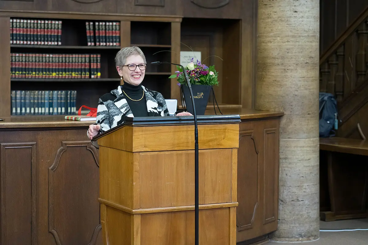 Dr. Marianne Dörr bei ihrer Verabschiedung