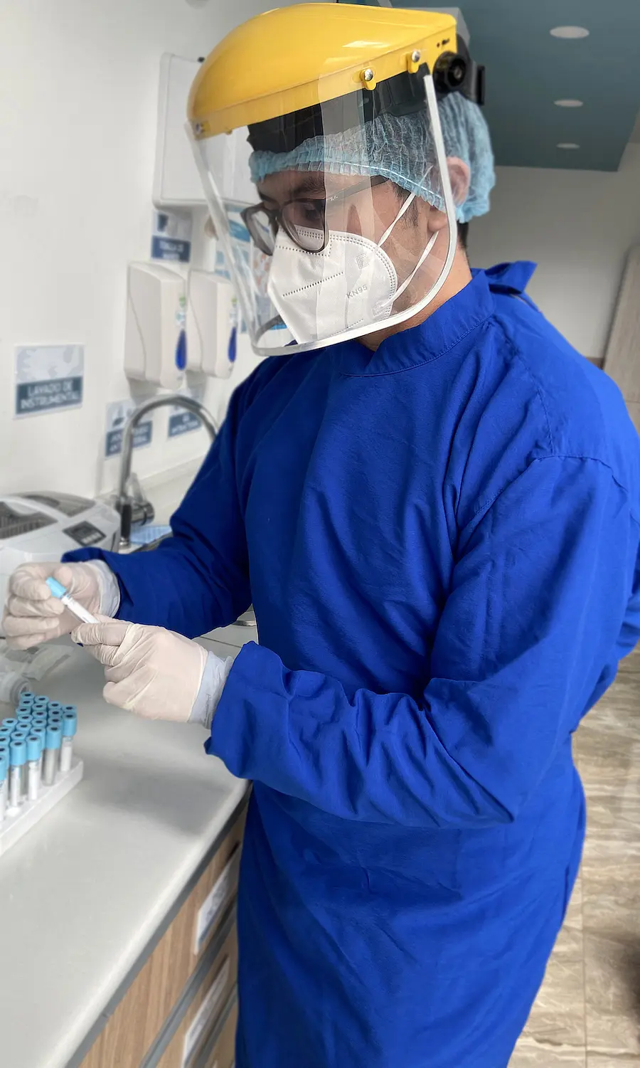 Roger D. Castillo during his GIZ/CIM mission in Colombia in 2021