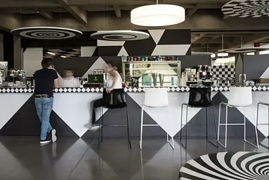 Inside of the Cafeteria Morgenstelle