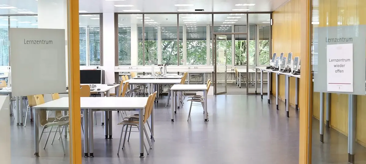 Arbeitsplätze im Lernzentrum