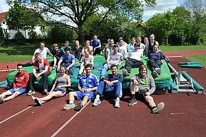 Maßgeblich an der Organisation des Tübinger ERBE-Laufs beteiligt: das Projektteam des Instituts für Sportwissenschaft der Universität Tübingen. Foto: ERBE GmbH