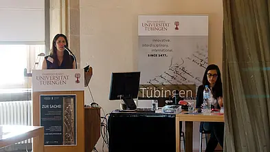 Dr. Dierksmeier chairing the workshop. Foto: cadea 2018.