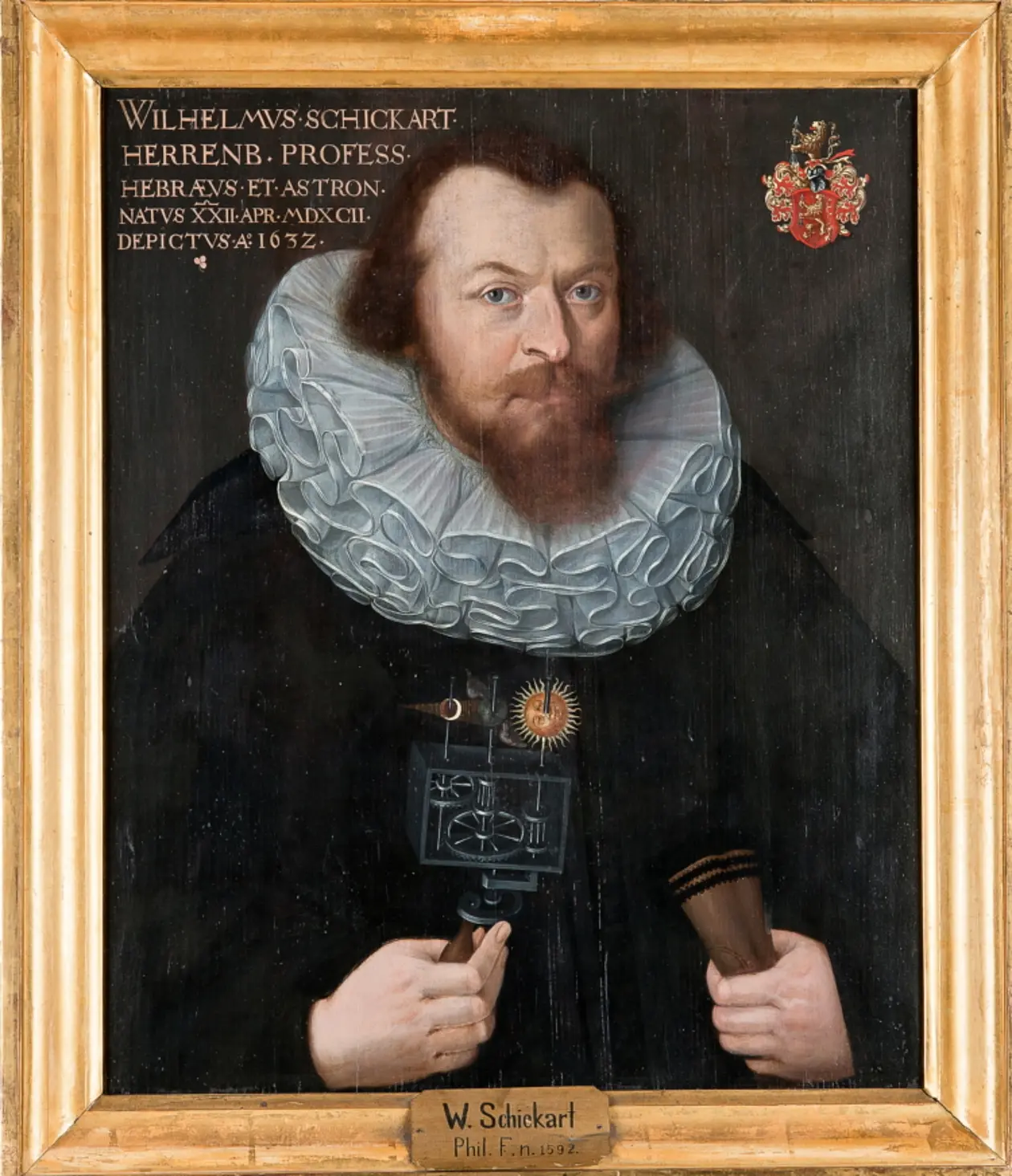 Das Porträt von Wilhelm Schickard hängt in der Professoren-Galerie der Universität Tübingen. 