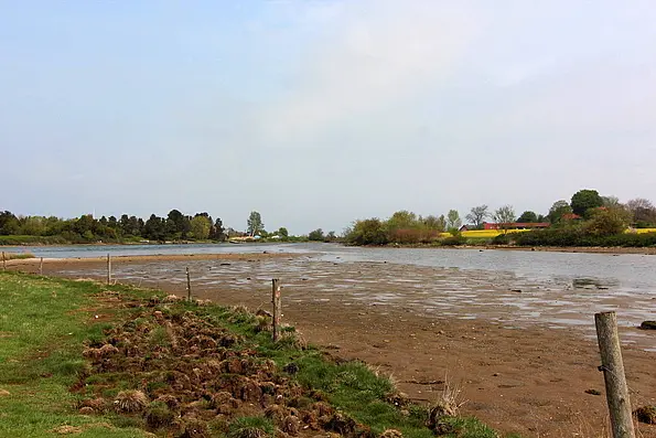Klassisches marines Sediment an der dänischen Ostseeküste