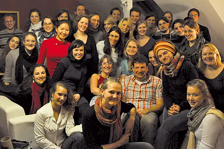 Die Tübinger Ortsgruppe von „Studieren ohne Grenzen“. Foto: Wjatscheslaw Kewlin