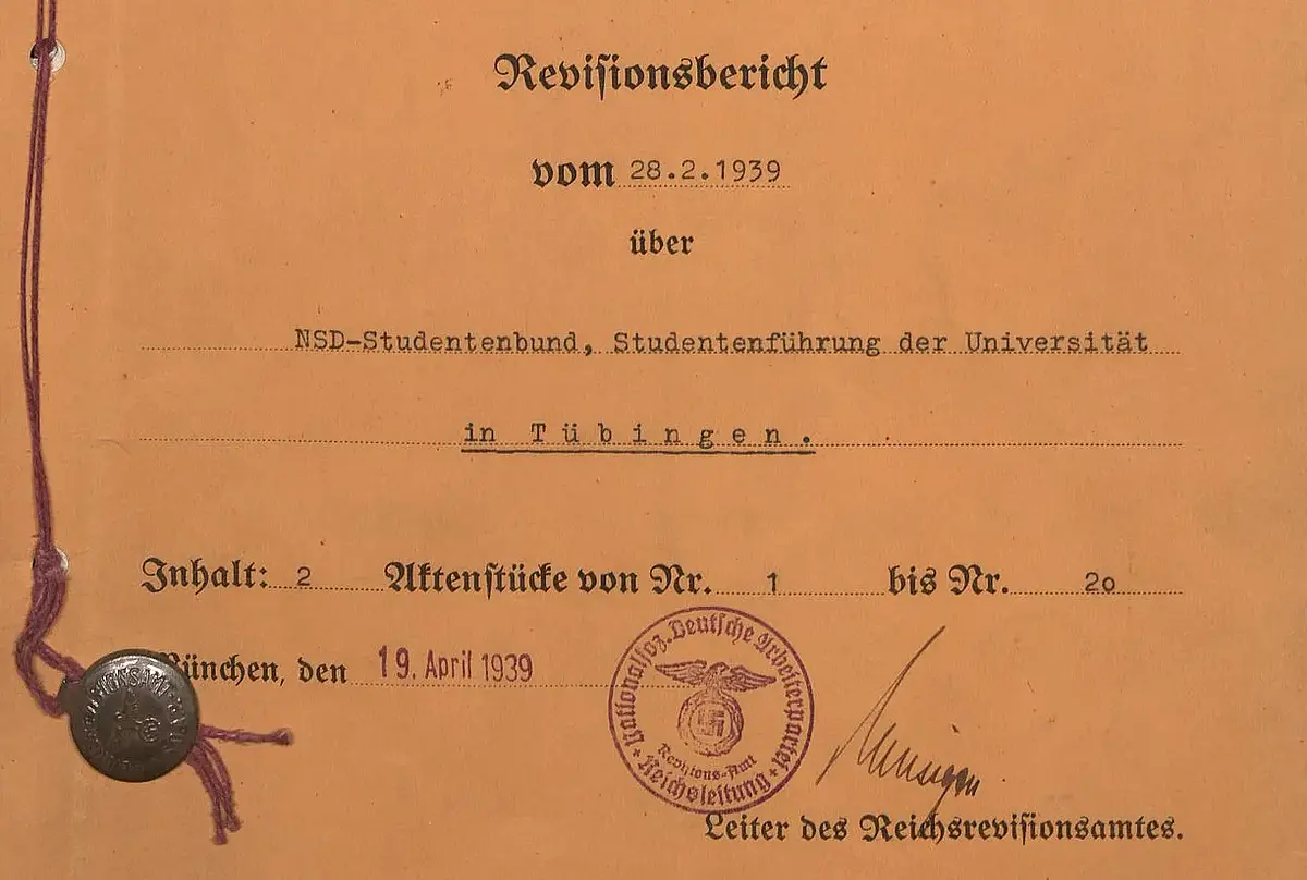 Revisionsbericht 1939