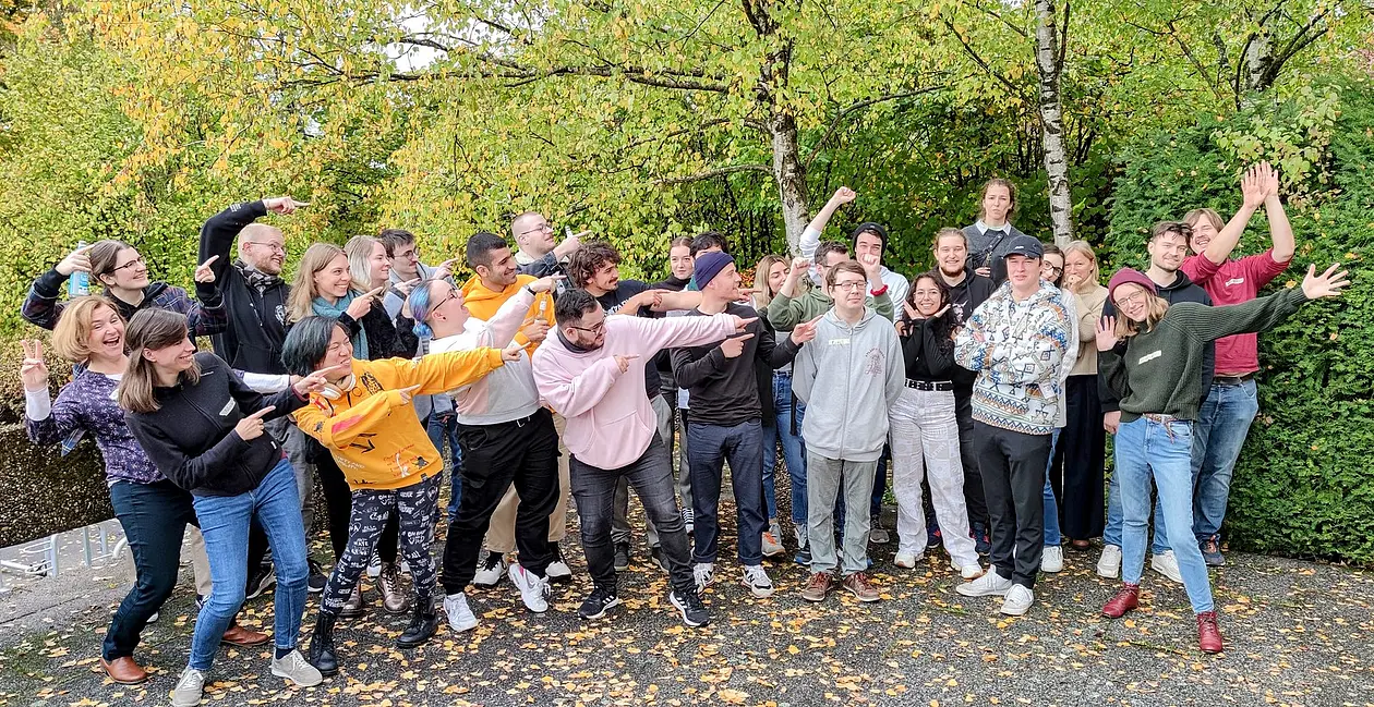 Gruppenbild von Studierenden