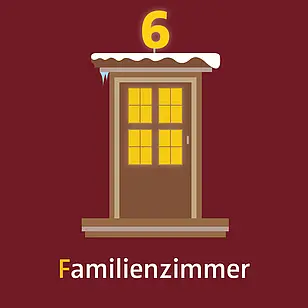Tür 6: F wie Familienzimmer